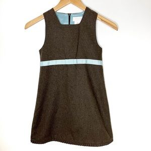 Jacadi wool blend sleeveless holiday dress size 8 girls
